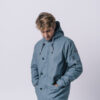 DRIMMELEN BLAU-GRAU WINTER REGENMANTEL
