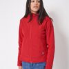 Rote Damen-Softshelljacke