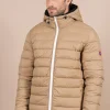 Ombre/Beiger Herren-Regenmantel Charonne