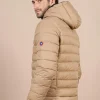 Ombre/Beiger Herren-Regenmantel Charonne