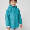 Türkisfarbener Kinder regenmantel Lauwersoog