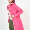 Hot Pink Damen Regenmantel Nuovola