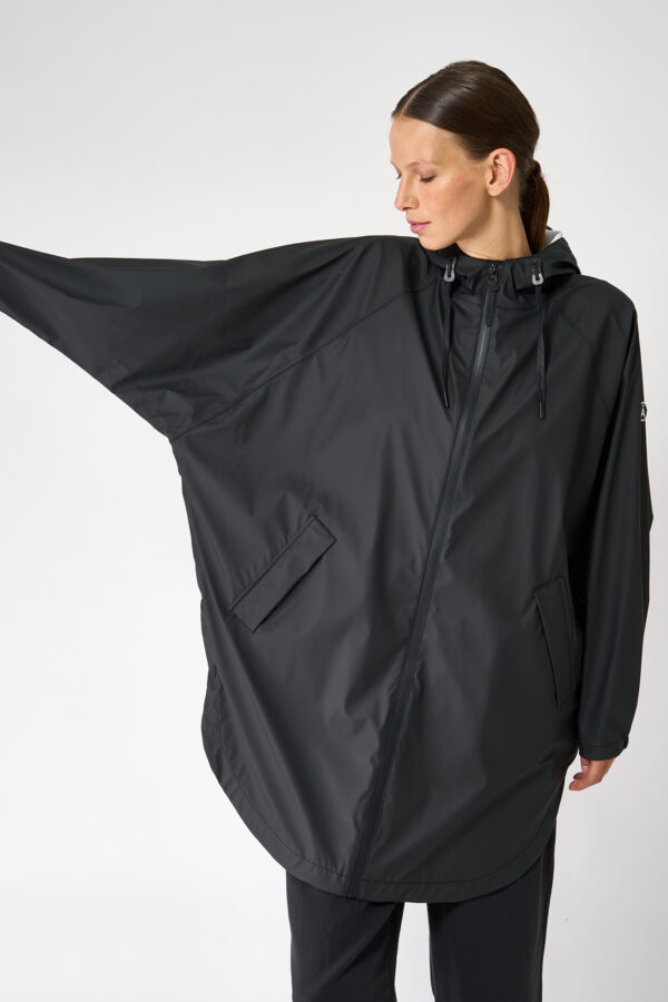Schwarzer Regenjacke Sky